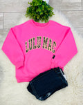 Girl’s LuLu Mac Cheetah Pink Sweatshirt