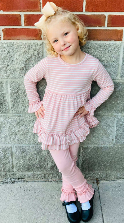 Girl’s Pastel Pink Set - Mini Mee Boutique