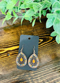 Women’s Colorful Teardrop Earrings