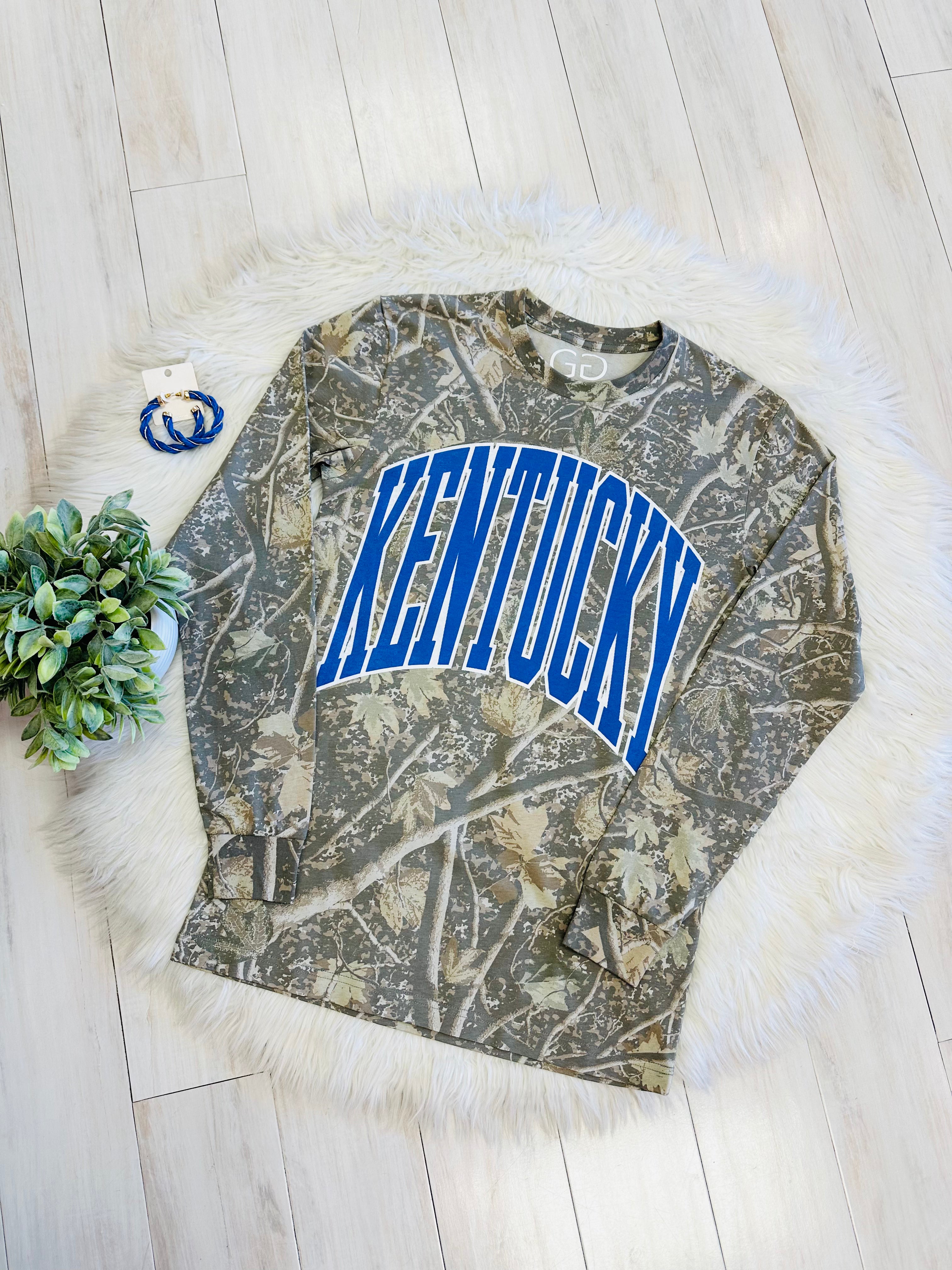Women’s Golden Girls Long Sleeve Camo Kentucky Tee