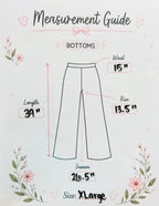 Women’s Anniewear Blush Pink Check Barrel Knit Pants- True to Size