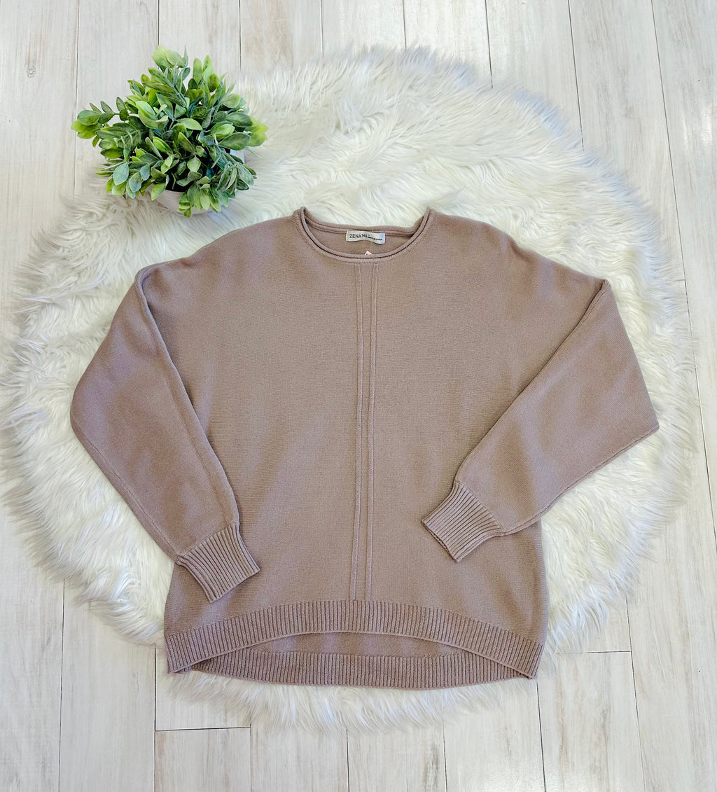 Women’s Tan Knit Sweater