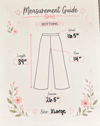 Women’s Evermmee Petite Black Acid Wash Pants- Loose Fit