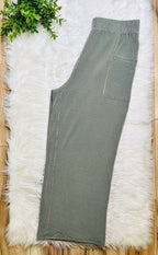 Women’s Evermmee Curvy Olive Ribbed Set