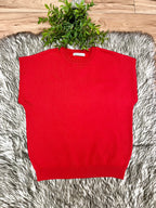 Women’s Zenana Red Vest Top- True to Size