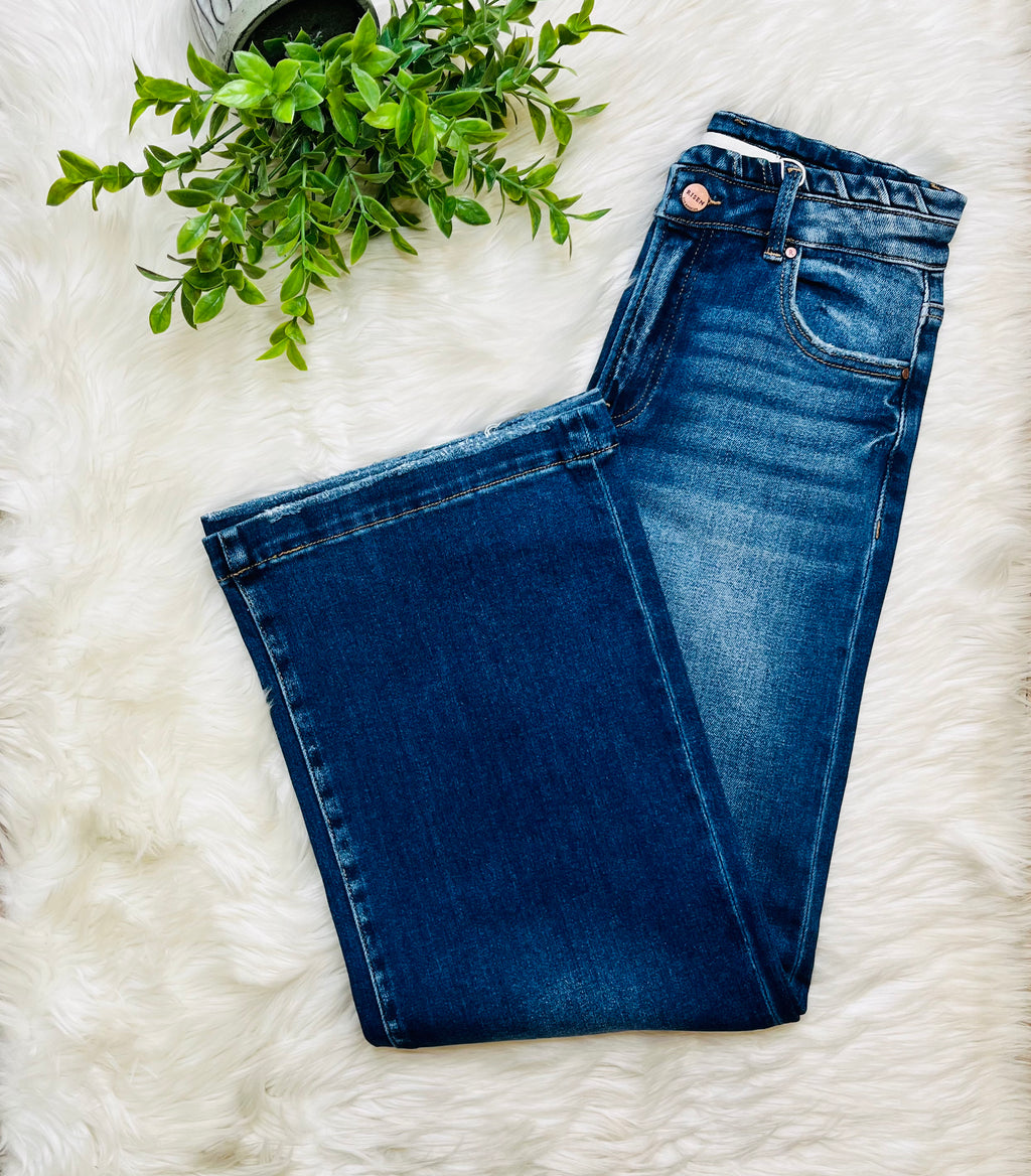 Women’s Risen Waist Detail High Rise Jeans 1628