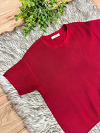 Women’s Zenana Cabernet Sweater Top-True to Size