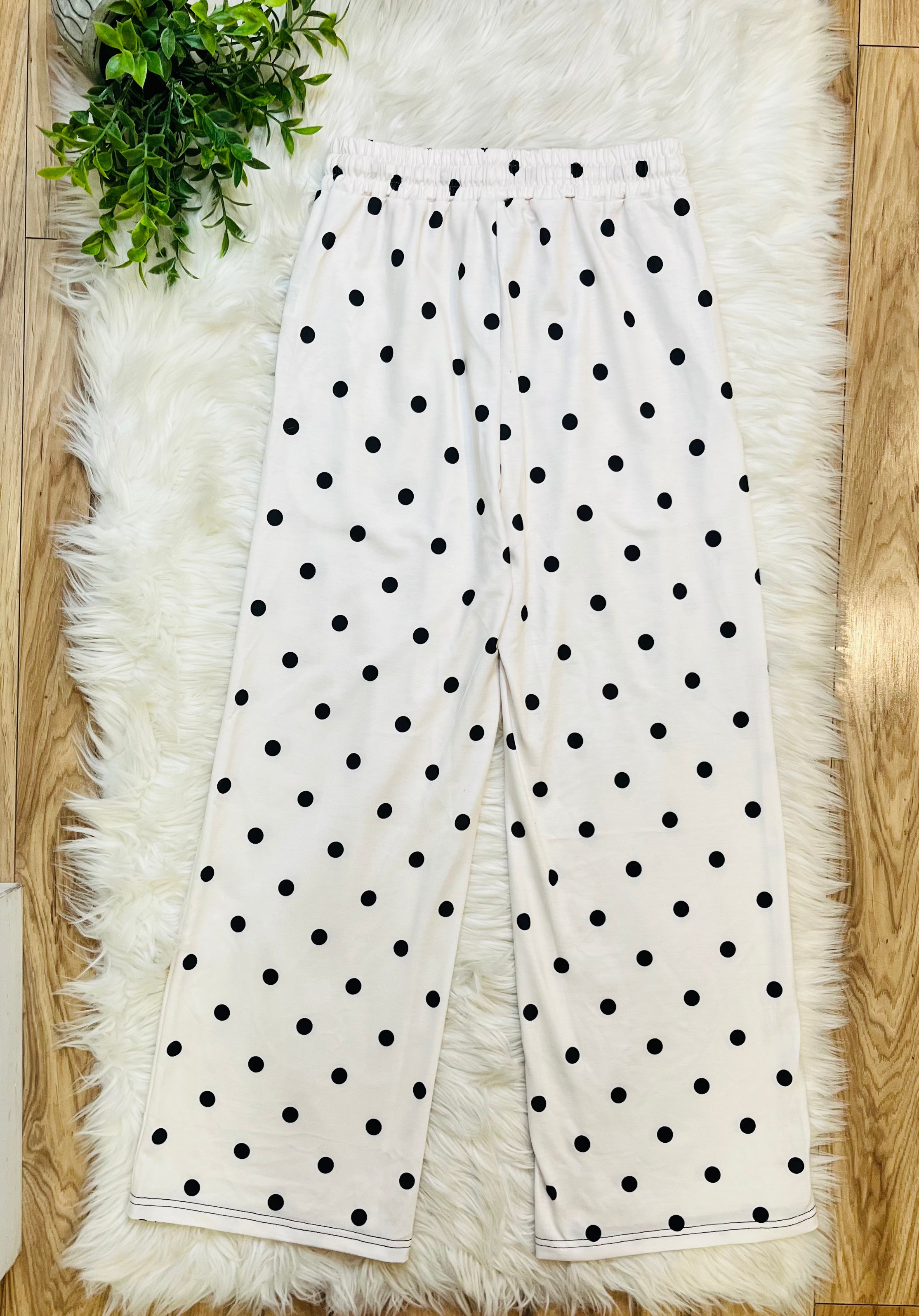 Women’s Evermmee Polka Dot Pant Set- True to Size