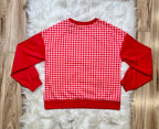 Women’s Evermeee Red Gingham Pant Set- True to Size