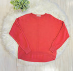 Women’s Terracotta Crewneck Knit Sweater
