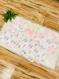 Girl’s Light Pink Floral Bow Skort Outfit