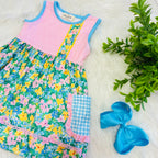 Girl’s Little Blossoms Floral Dress with Pockets