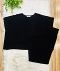 Women’s Black Sleeveless Pant Set