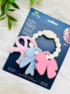 Itzy Ritzy Trio Silicone Teether Bow