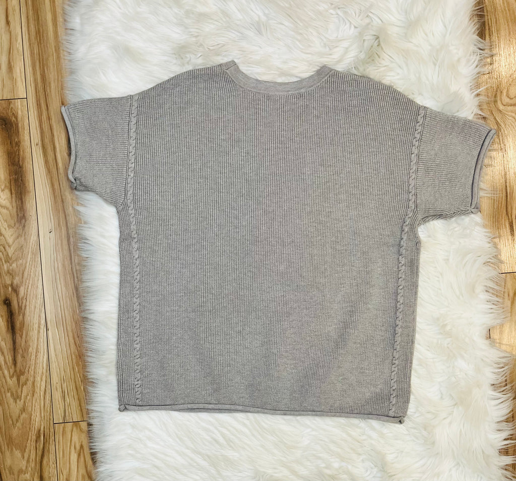 Women’s Zenana Heather Mocha  Sweater Top - True to Size