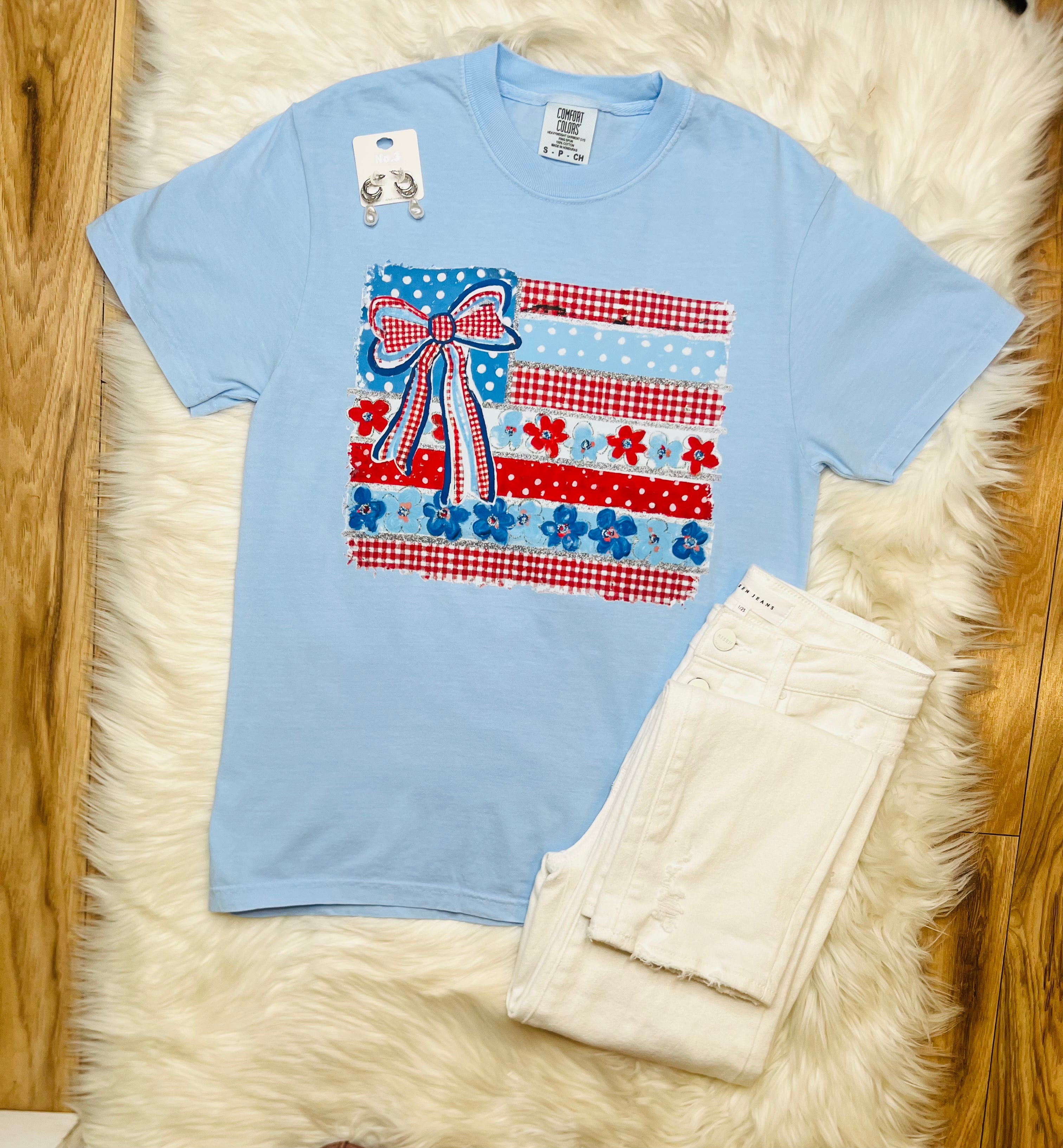Women’s American Flag Tee