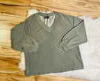 Women’s Evermmee Curvy Olive Ribbed Set