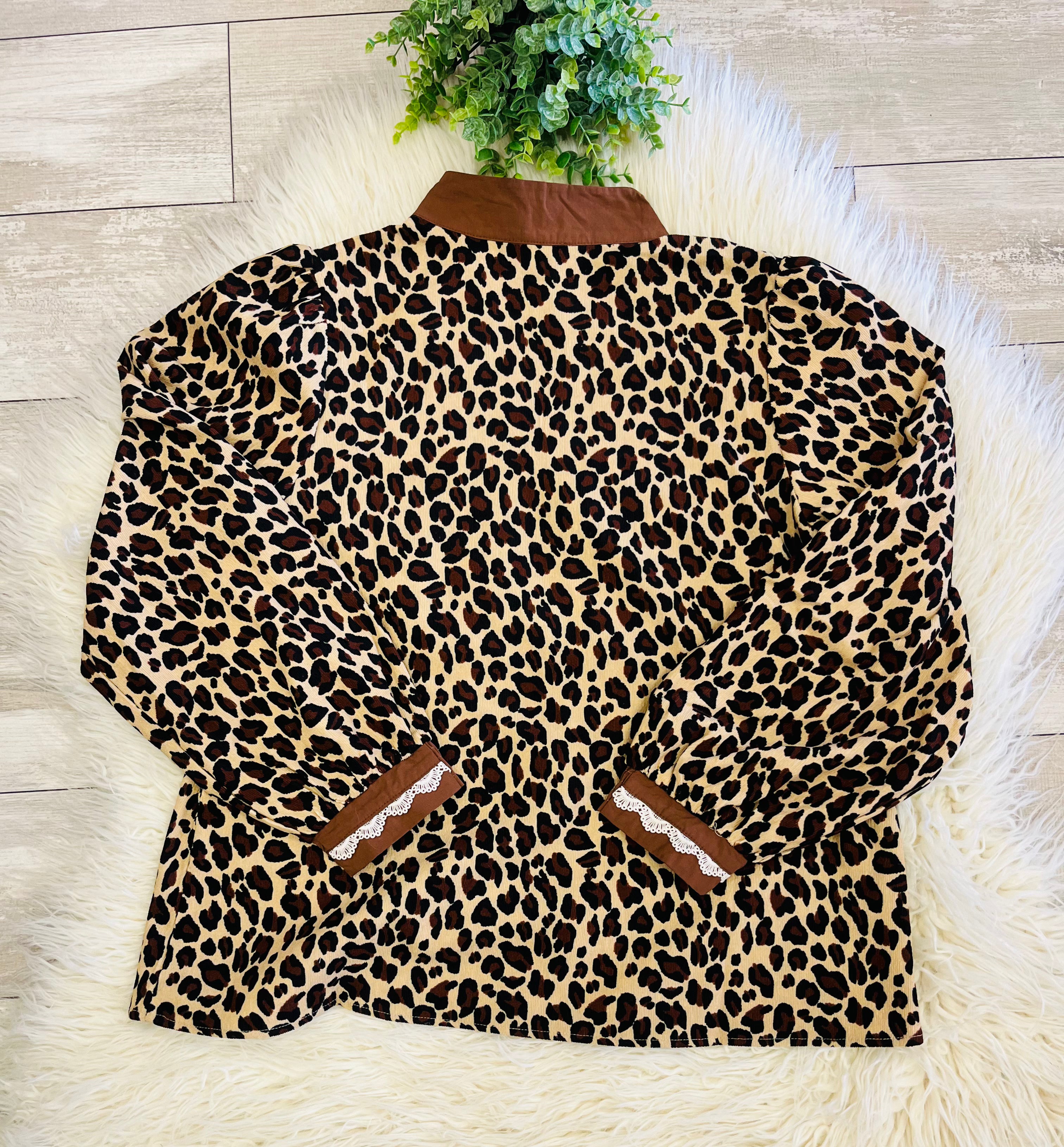 Women’s Leopard Jodifl lace top - True to size