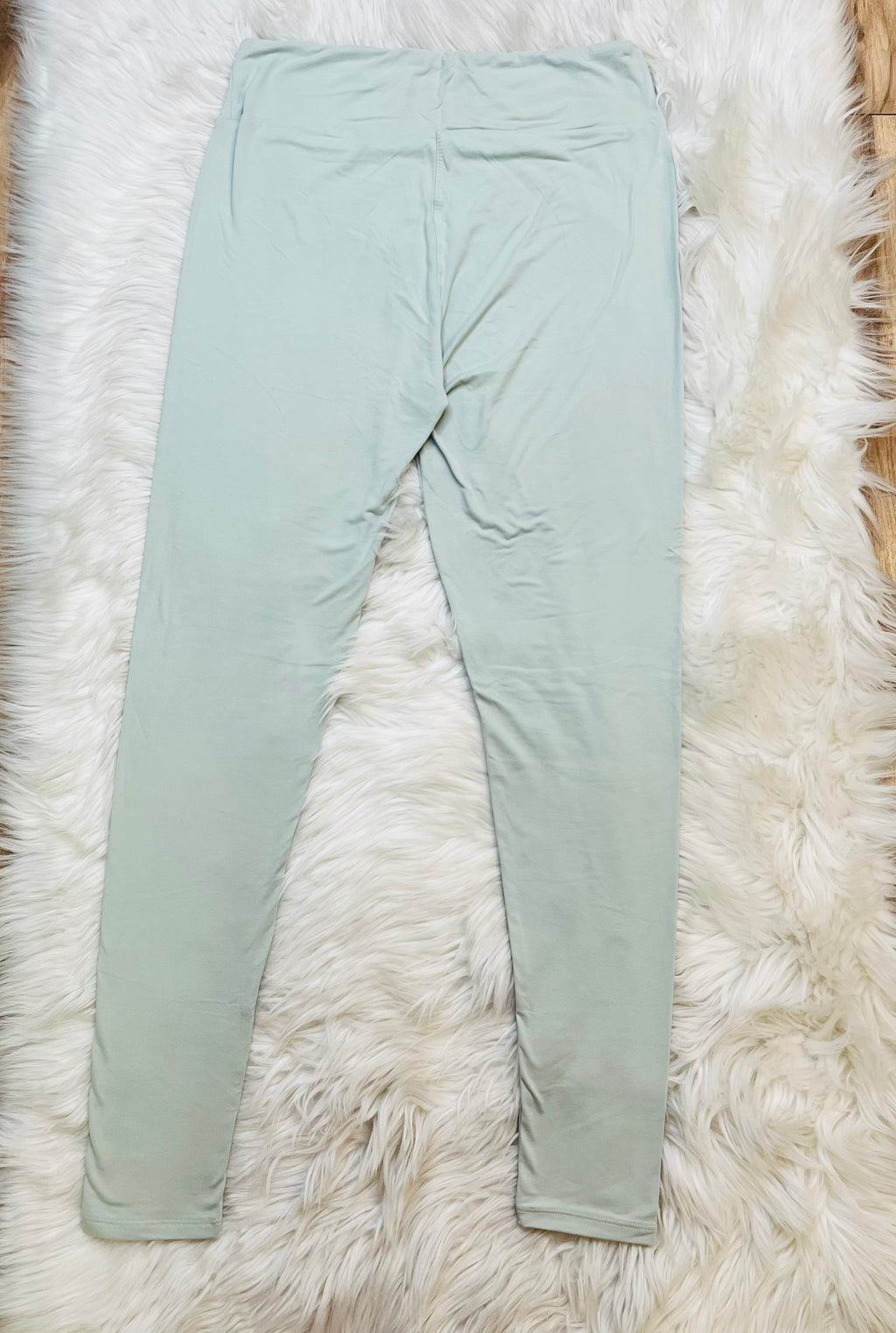 Women’s Ultra Soft Pull on Leggings in Seafoam Long Length