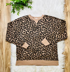 Women’s Very J Taupe Leopard Top