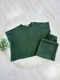 Women’s Zenana Olive Green Sleeveless Pant Set