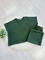 Women’s Zenana Olive Green Sleeveless Pant Set
