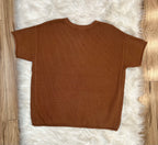 Women’s Zenana Deep Camel Sweater Top - True to Size