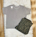 Women’s Zenana Heather Mocha  Sweater Top - True to Size