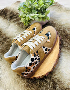 Women’s Camel Brown Leopard Print Shoes