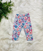 Girl’s Peach Floral Outfit Set