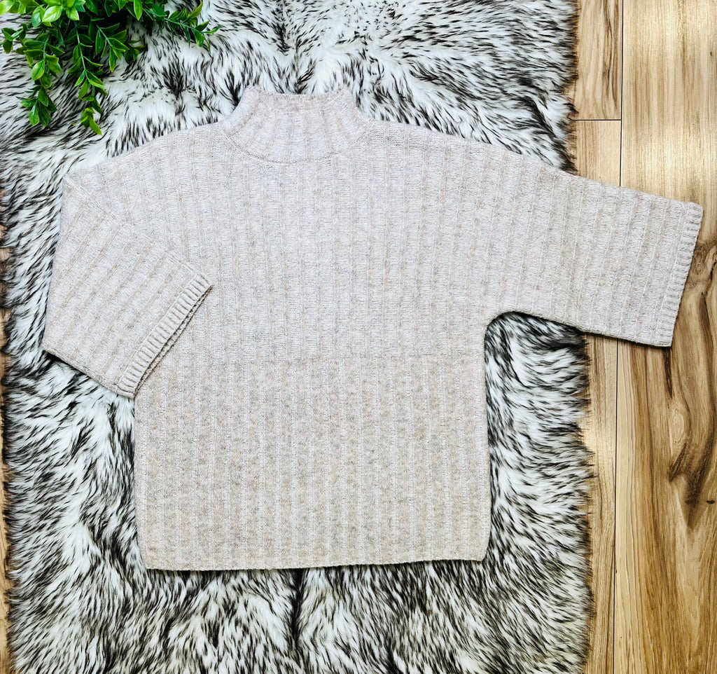 Women’s Very J Taupe Sweater Top