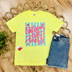 Special Order 3XL - Women’s Yellow “Certified Hot Mess” Graphic Tee