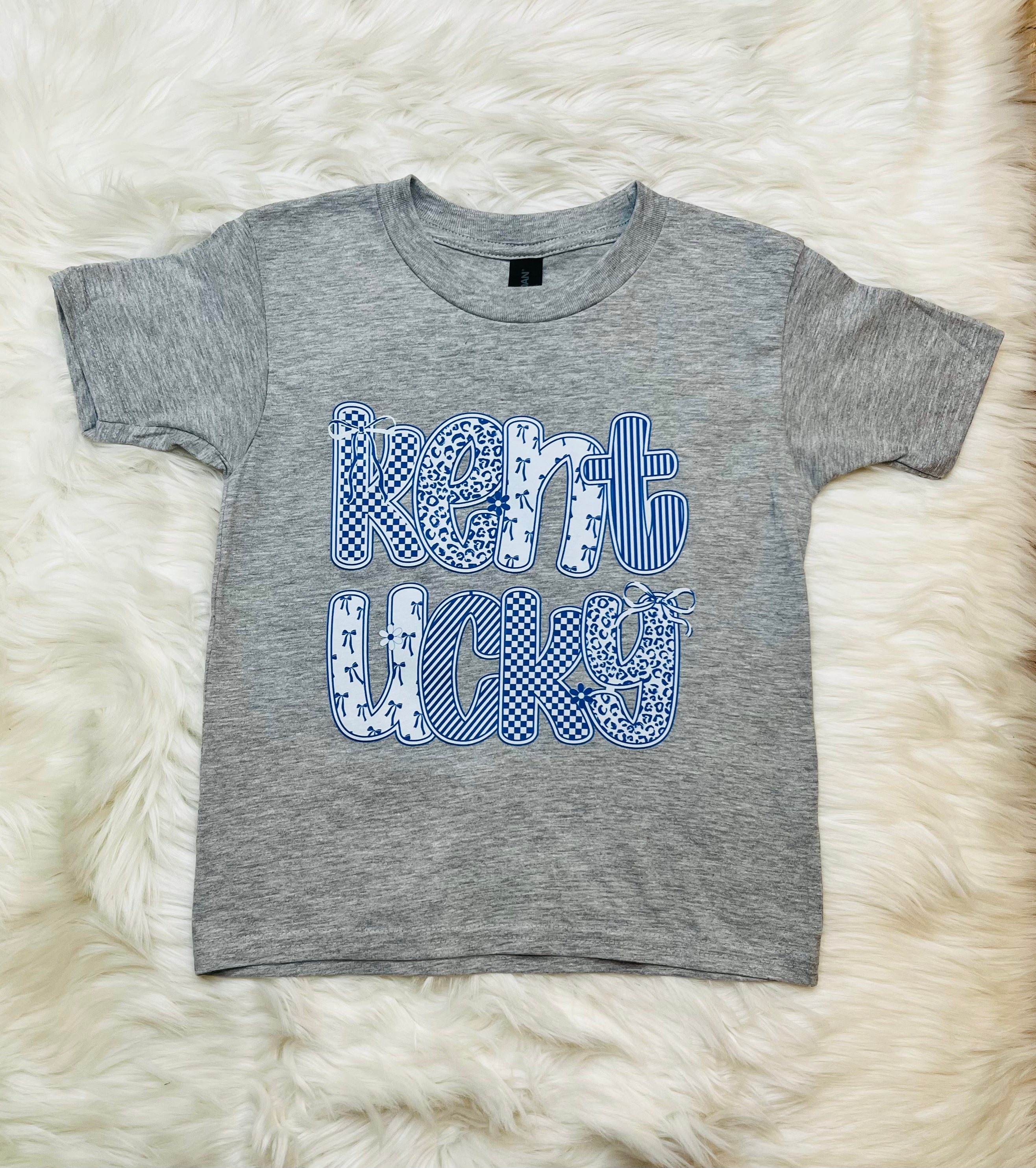 Girl’s Grey Kentucky Tee