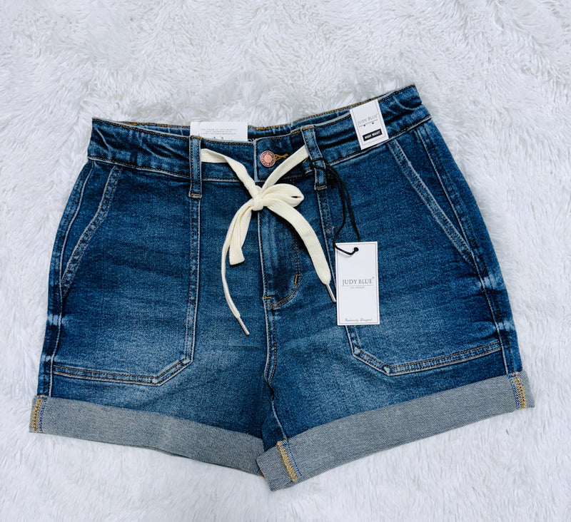 Judy Blue Roll up shorts style 0343 - Mini Mee Boutique