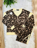 Women’s Evermmee Cheetah Yellow Detail Set