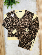 Women’s Evermmee Cheetah Yellow Detail Set