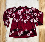 Women’s Umgee Floral Smocked Ruffle Top