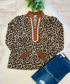 Women’s Leopard Jodifl lace top - True to size