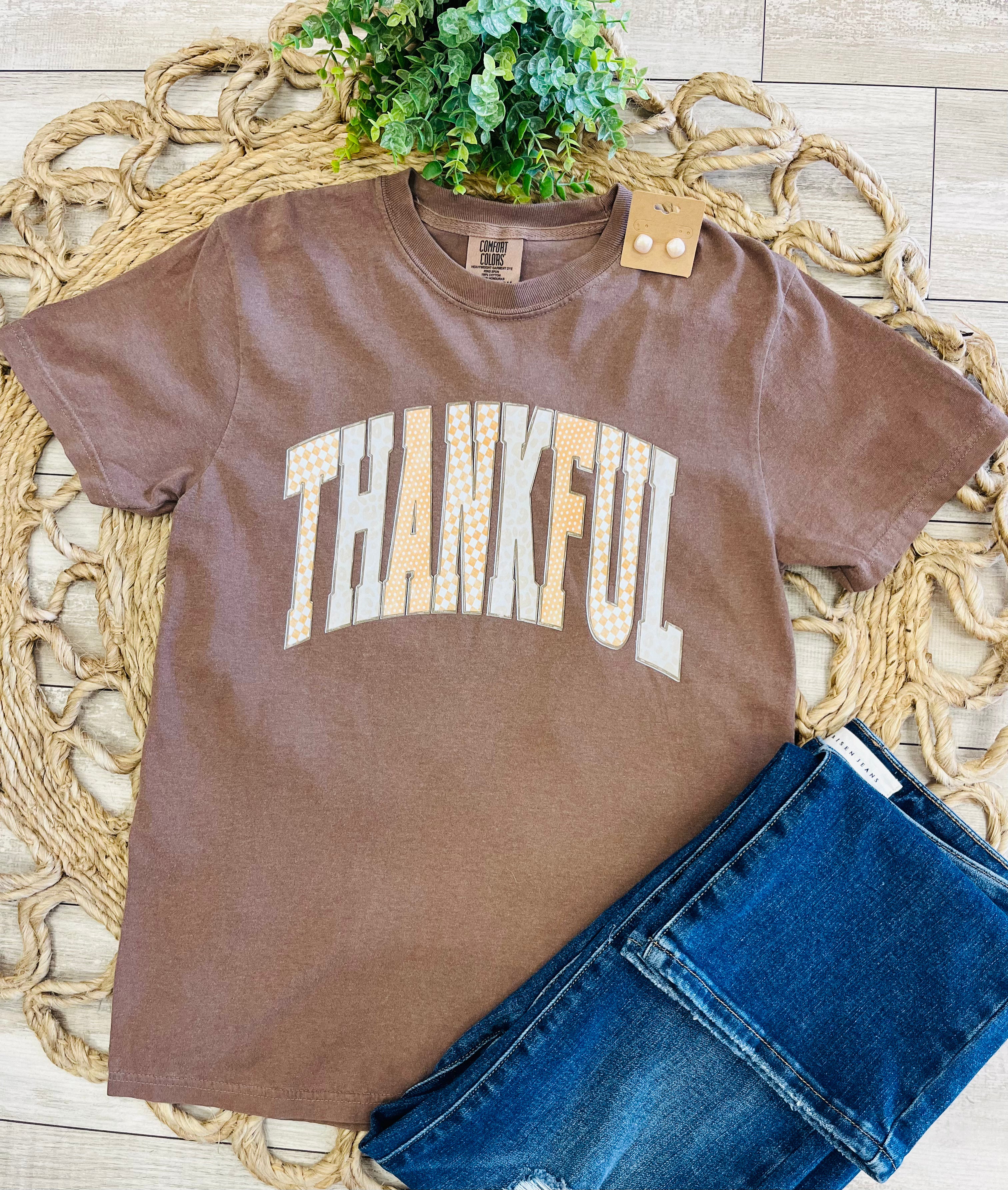 Women’s Comfort Colors Thankful Tee