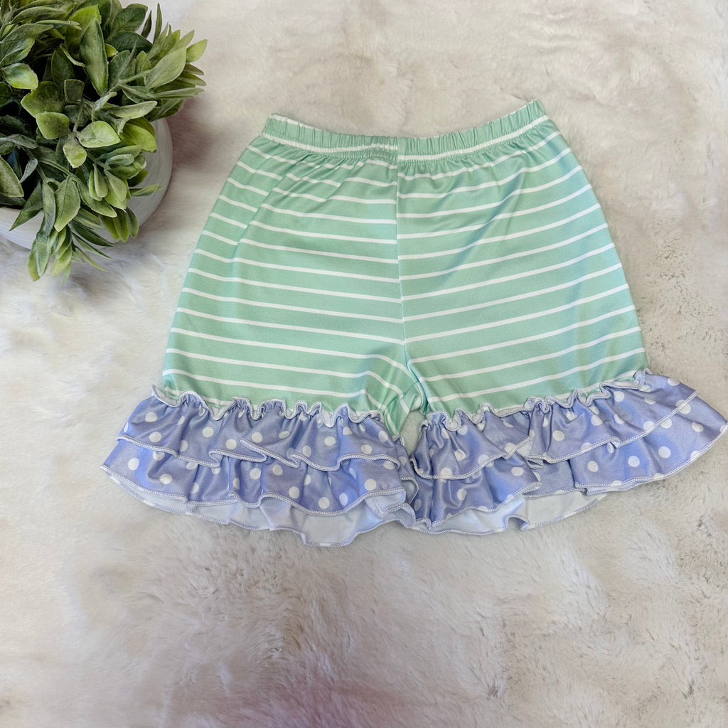 Girls Pastel Bloom Ruffle Set