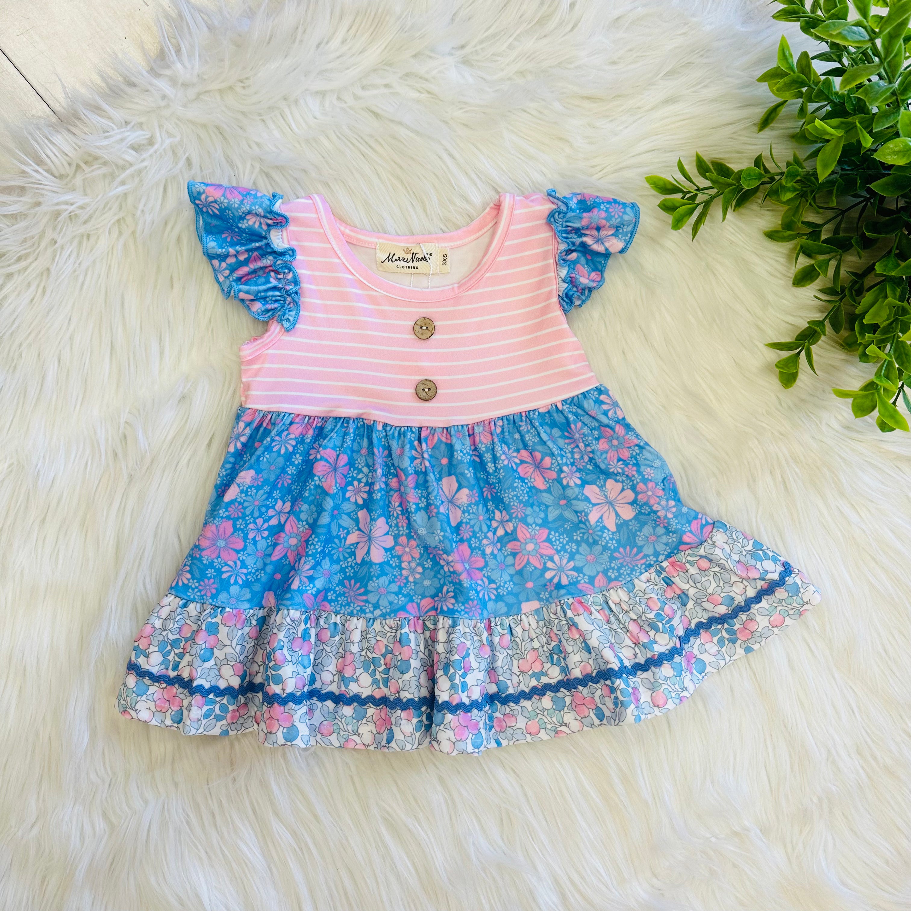 Girl’s Garden Blooms Ruffle Set