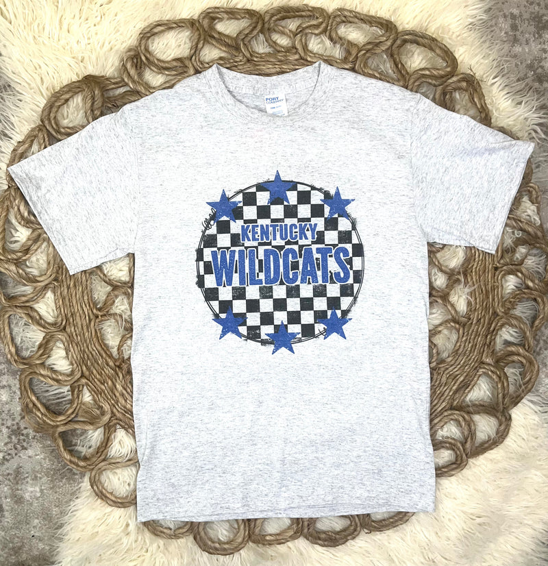 Kentucky Wildcats Checkered Tee