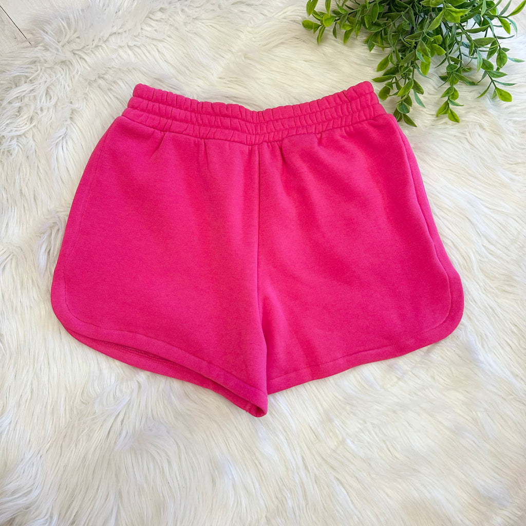 Women’s Hot Pink Zenana Shorts with Pockets