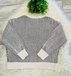 Women’s Zenana Brown Ribbed Sweater Top - True to size
