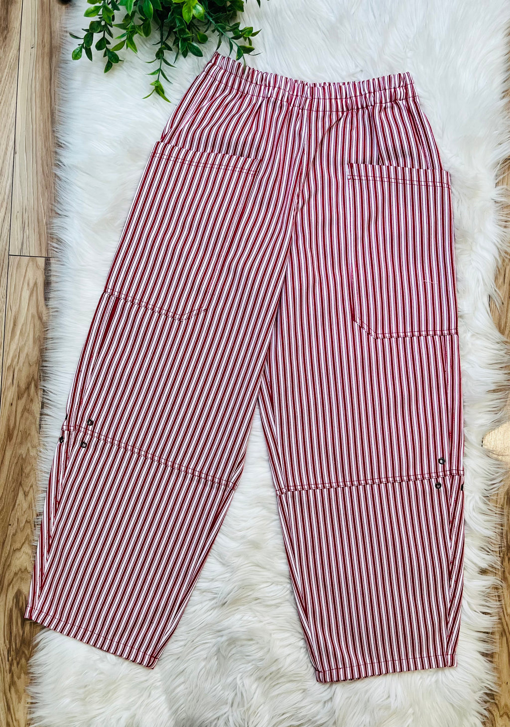 Women’s Blu Pepper Berry Stripe Pants