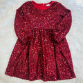 Girl’s Red Sequence Dress