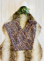 Women’s Regular and Curvy Leopard Print Pants with Pockets- True to Size