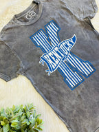 Women’s Grey Acid Wash Kentucky Tee