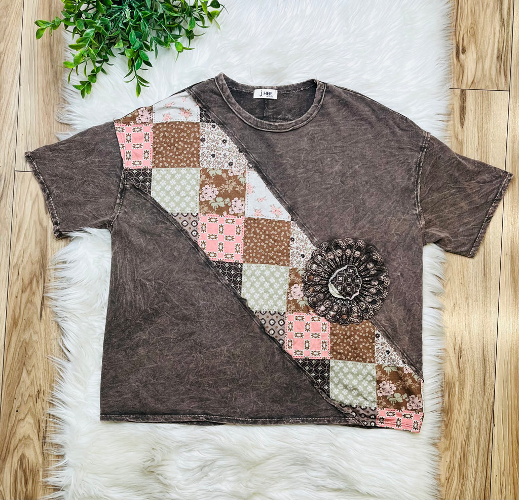 Women’s J Her Ash Oak Fall Paisley Patchwork Set- Loose Fit