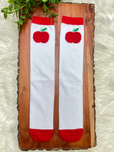 Apple a day Knee Socks